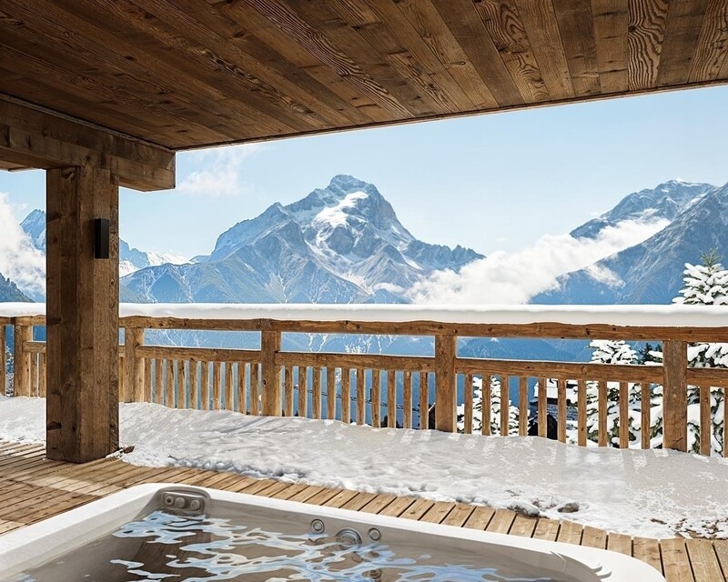 Chalet de Luxe 250 M2 - 7 Pièces - Vue Panoramique  - Vue massif