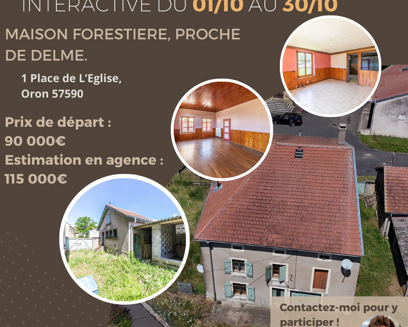 Maison Forestière, Proche de Delme. - Copie de copie de post instagram vente agence immobilière modern marron  2 