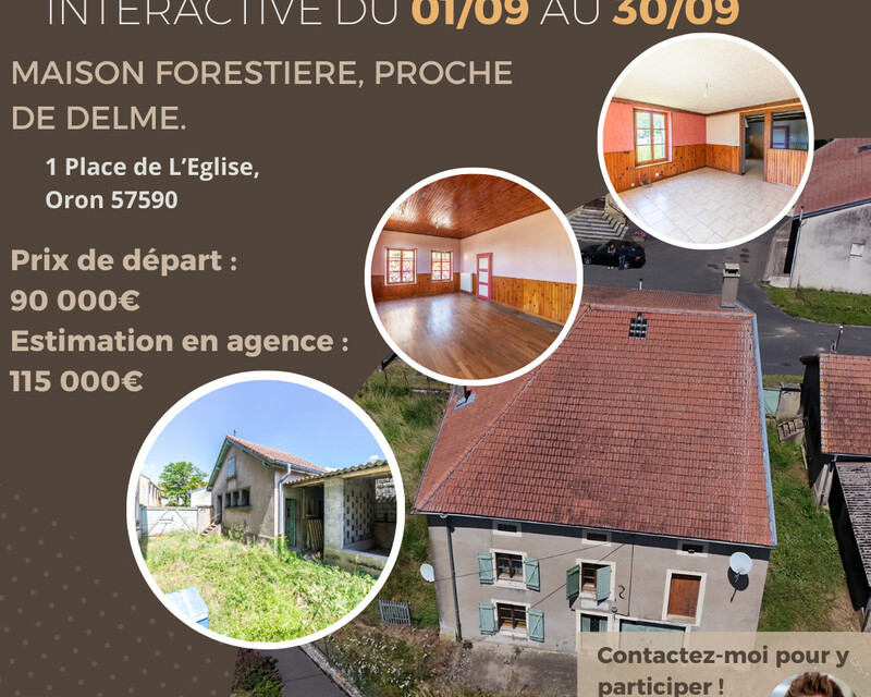 Maison Forestière, Proche de Delme. - Copie de copie de post instagram vente agence immobilière modern marron  1 