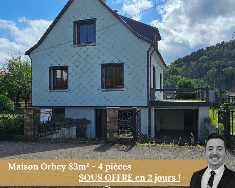 Maison 4 pièces 83m² - Publi maison orbey 83m 