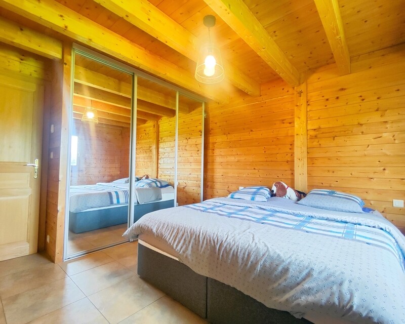 Chalet écologique de 200m² avec F3 privatif à Masevaux (68290) - chambre