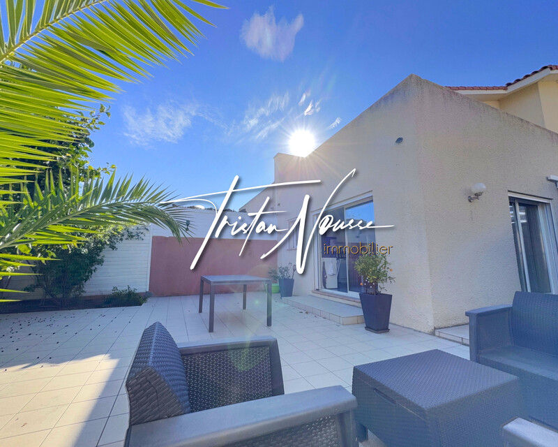 Maison en 3 faces - 109 m2 - 3 chambres + toit terrasse - Alenya - 86