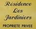 F3 : 2 balcons, garage double. - Photo plaque  f3  residence les jardiniers eckbolsheim 20231127