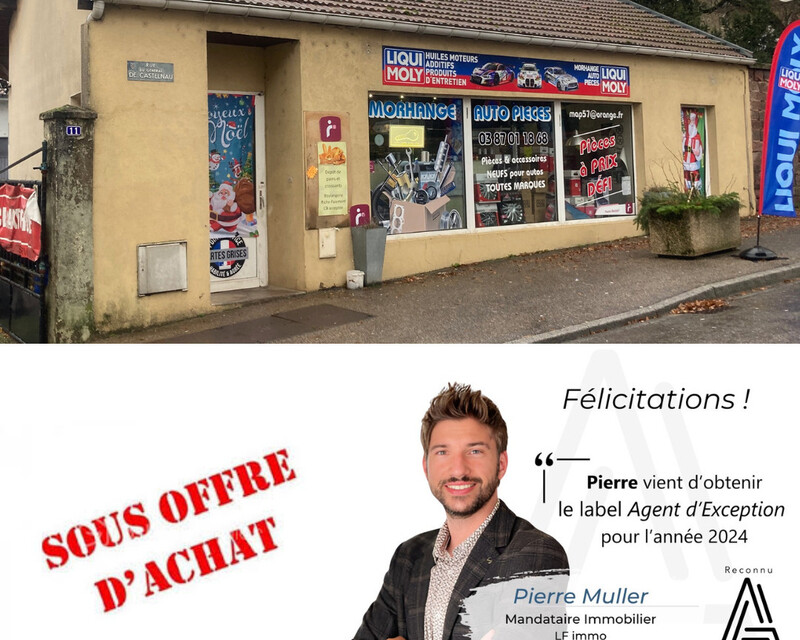 Sous Compromis / Ensemble immobilier : Maison + Local Commercial. - En moins de 20 jours    19 