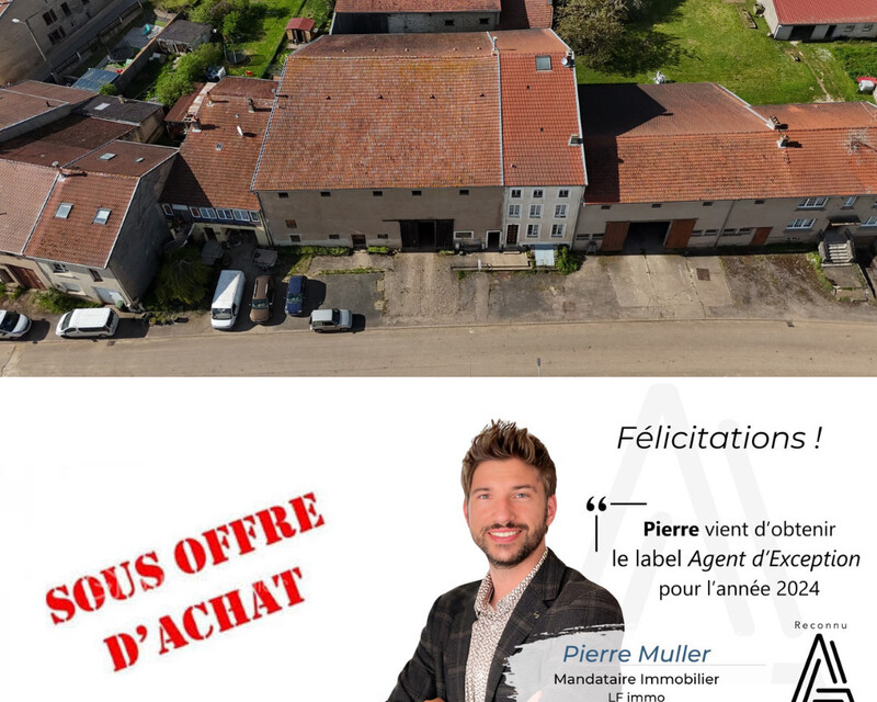 Sous Compromis / Grand Corps de Ferme proche Château-Salins. - Silly sous offre d achat