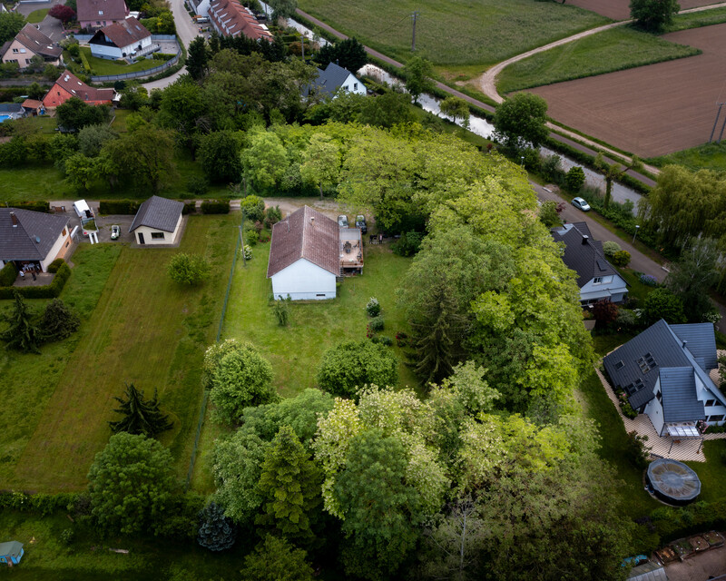 Beau terrain de 25 ares constructibles avec maison de 100m2 - Dji 0318-hdr