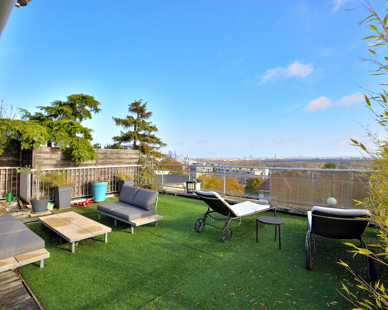 Duplex de 102 m² rooftop 80 m2 et vue imprenable sur la Tour Eiffel - 11 rue de l hippodrome 03