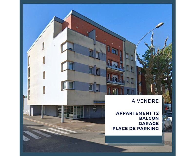 62300 Lens - Appartement T2 avec balcon, garage et place de parking - Visuel 4.3