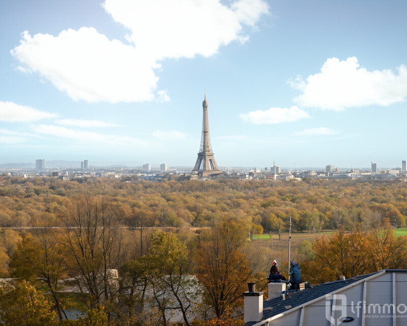 Duplex de 102 m² rooftop 80 m2 et vue imprenable sur la Tour Eiffel - Renovateclub-bluesky-style-4zllzk50