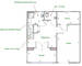 Maison 3 pièces 71m² - Plan s sol