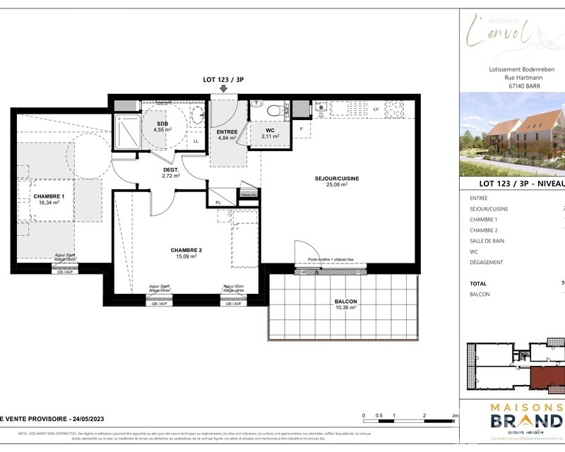 Neuf 3P Appt Haut de gamme à Barr - Lot 123   3p niveau 2 page-0001